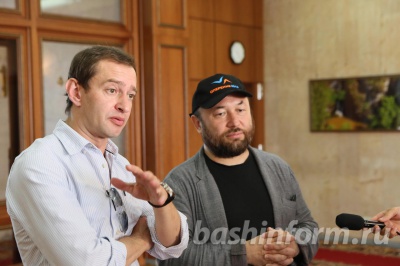 Президент РБ Р.Хамитов встретился с Константином Хабенским и Тимуром Бекмамбетовым